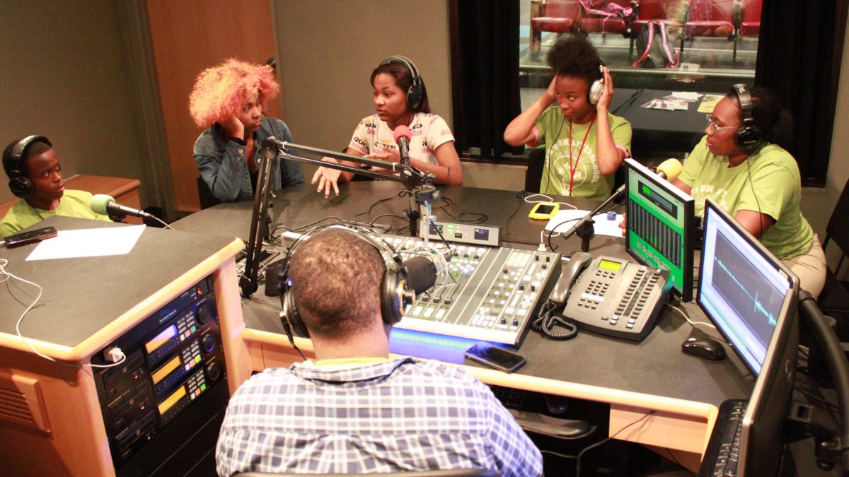 Youth in SLB Radio Studios