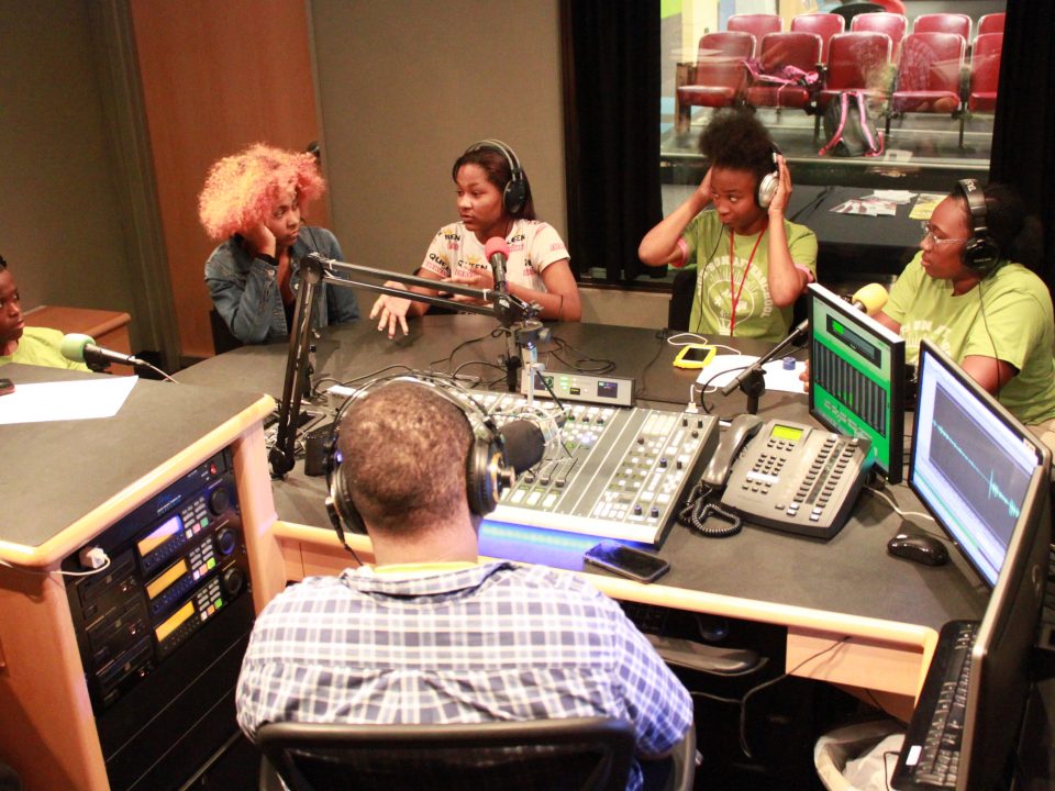 Youth in SLB Radio Studios